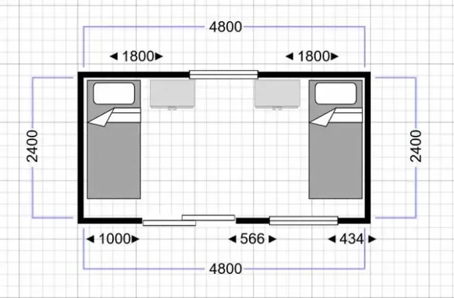 Large Sleepout 4.8x2.4